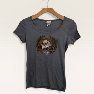 Harley-Davidson Gray Sturgis Eagle Short Sleeve Tee